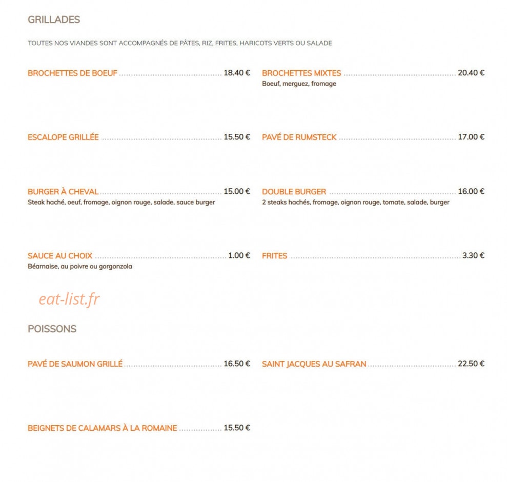 O Resto — carte page 3