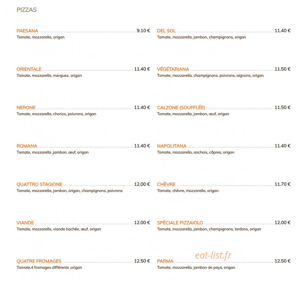 O Resto — carte page 4