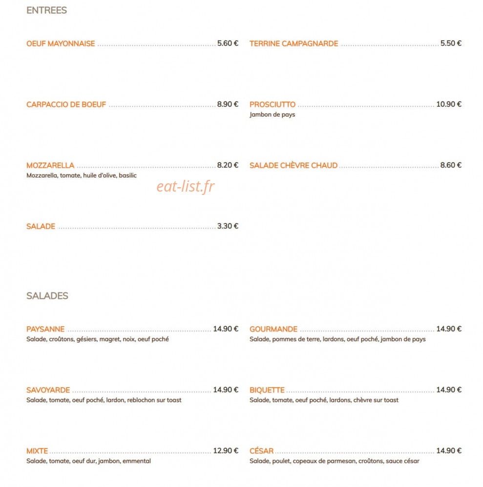 O Resto — carte page 1