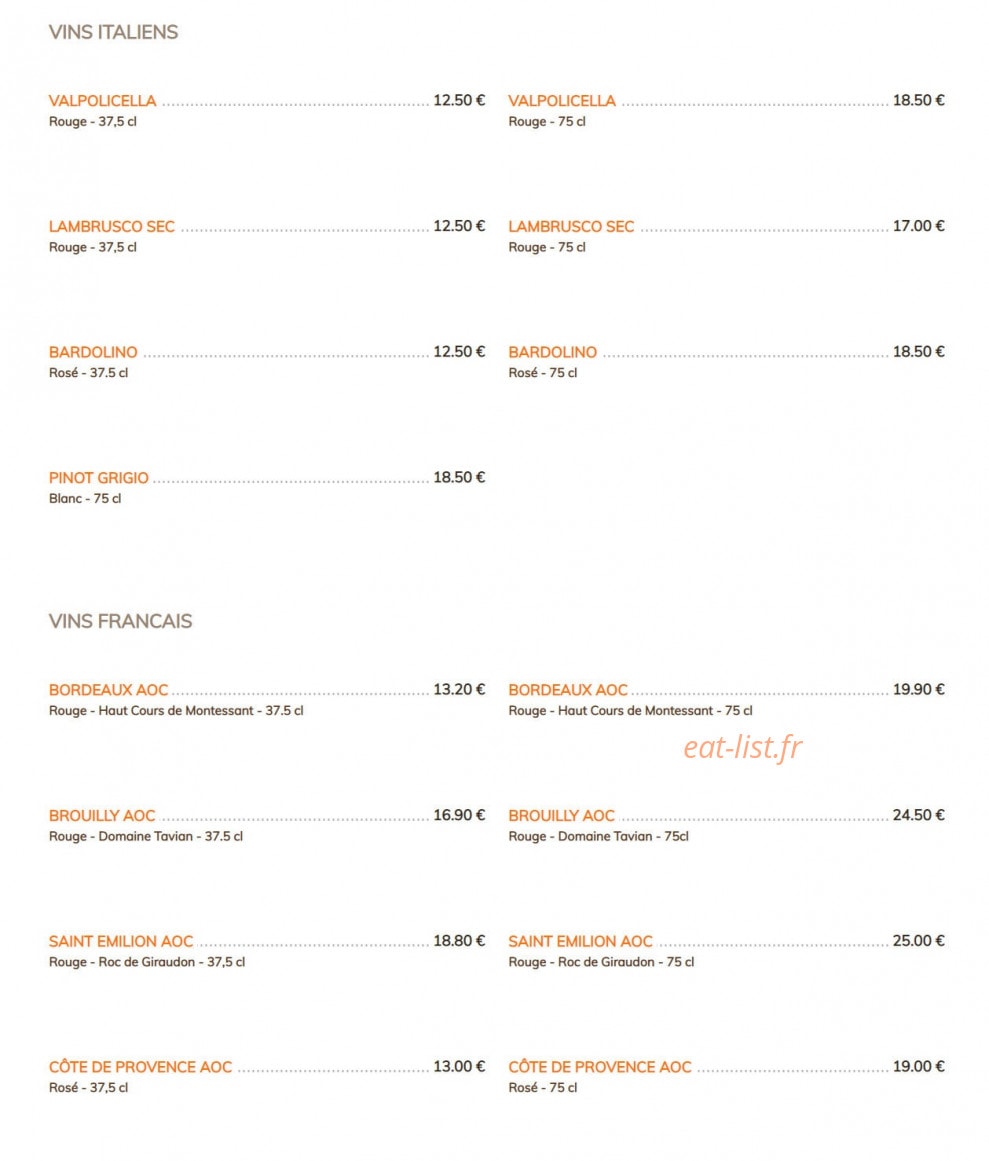O Resto — carte page 8