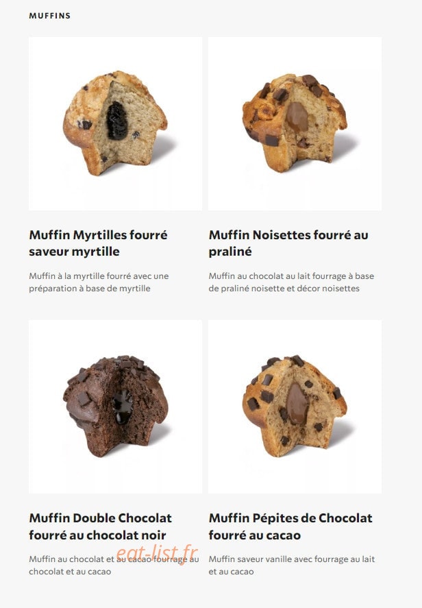 Starbucks Coffee — carte page 20