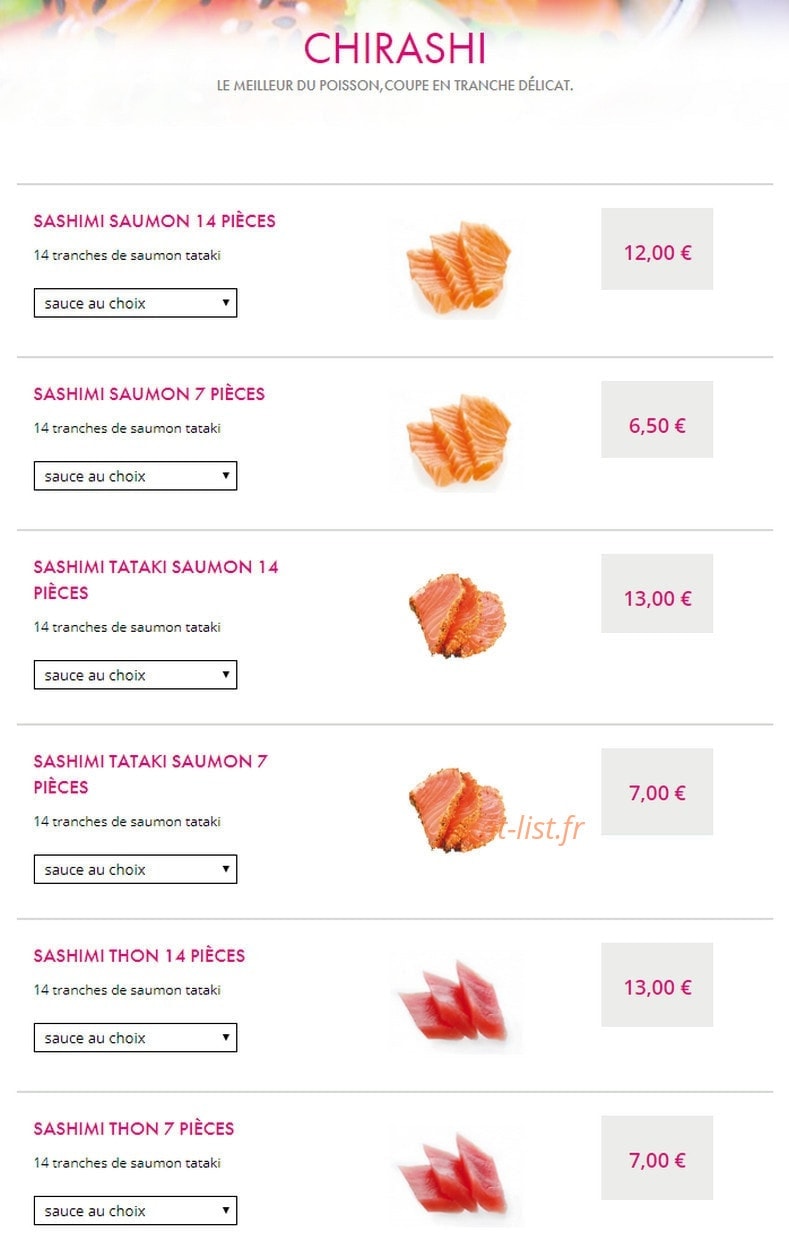 SushiC — carte page 9