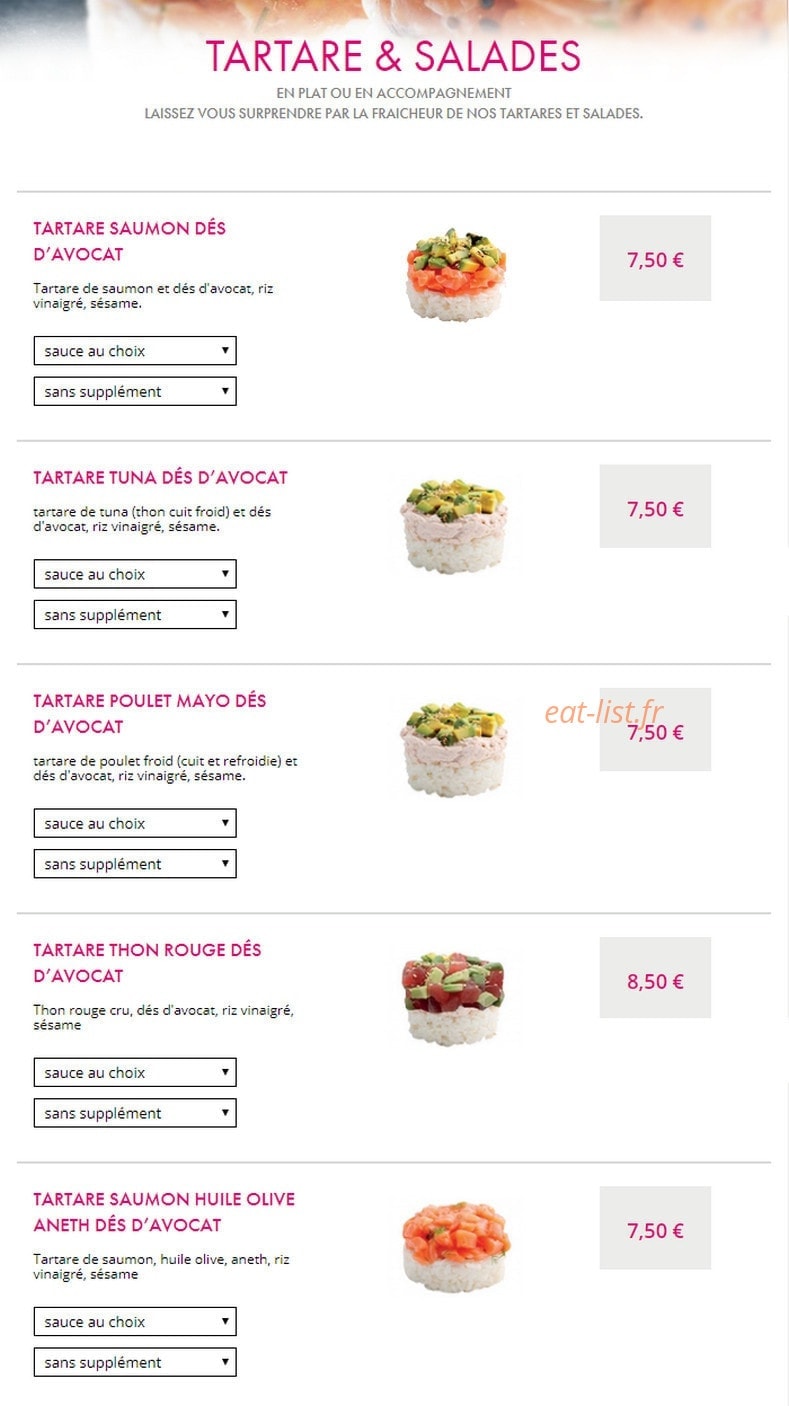 SushiC — carte page 11