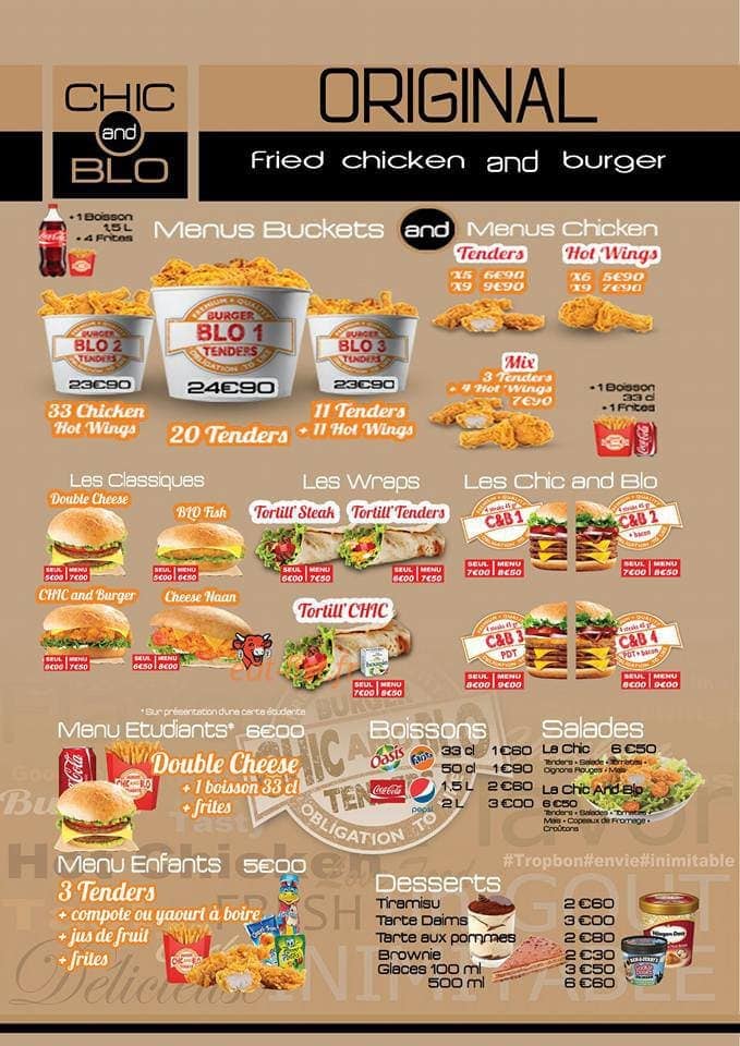 Chic And Blo — carte page 2