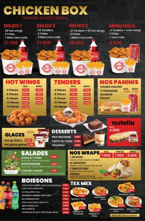 Delice Food — carte page 4