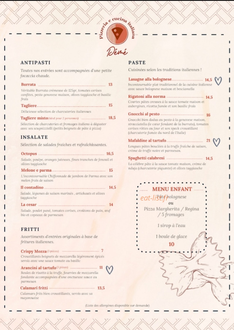 Démé — carte page 3