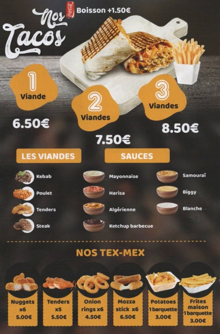 Fast 'N' Tasty — carte page 4