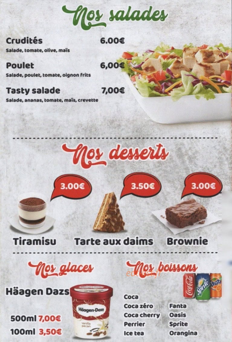 Fast 'N' Tasty — carte page 5