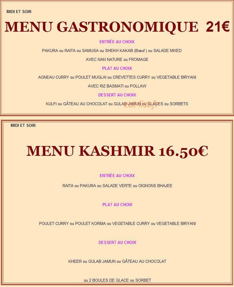 Kashmir — carte page 1