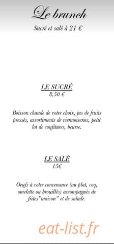 L'air du Temps — carte page 1