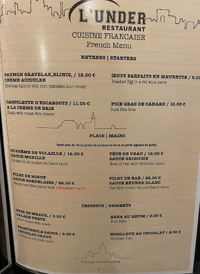 L’Under — carte page 1