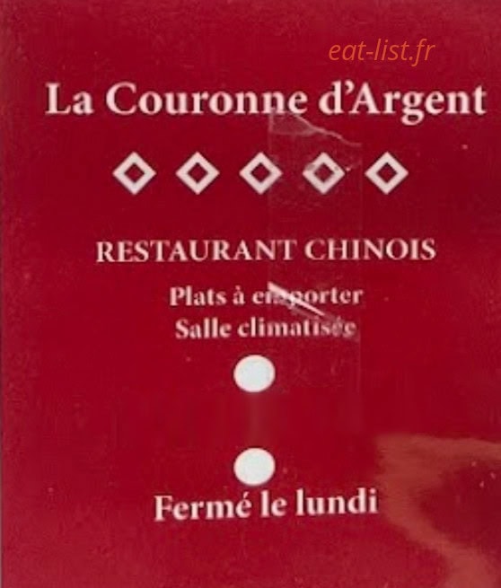 La Couronne d'Argent — carte page 1
