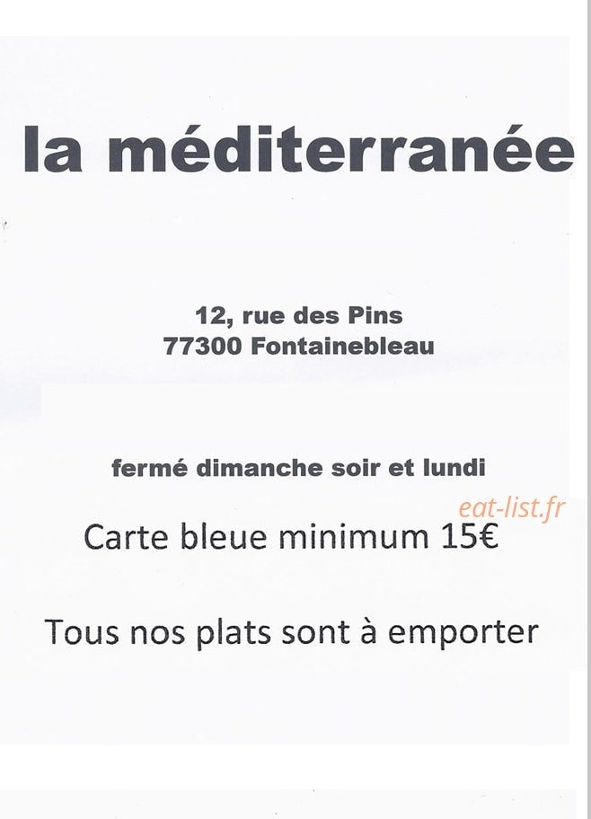 La Méditerranée — carte page 1