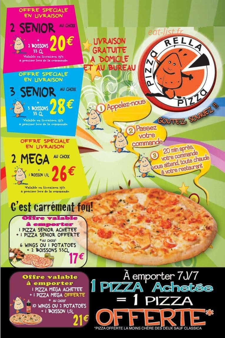 Pizza rella — carte page 1