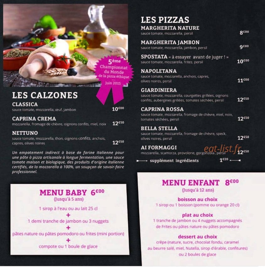 Restaurant du To-Play — carte page 5