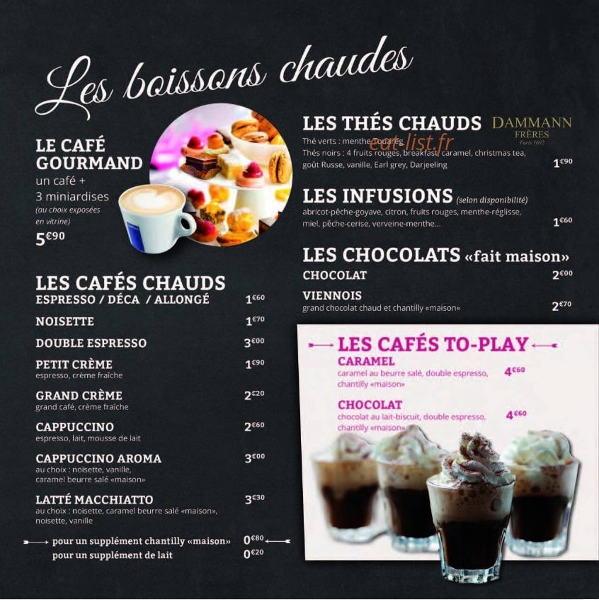 Restaurant du To-Play — carte page 3