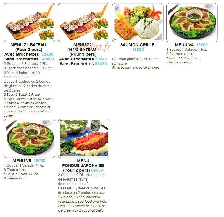 Villa tokyo — carte page 12