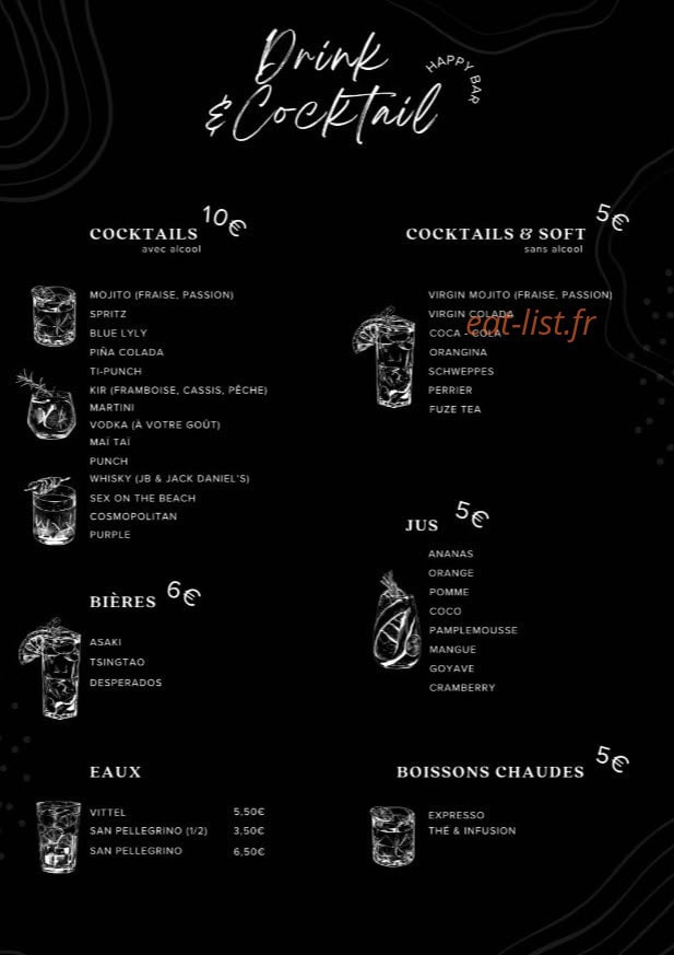 Bistro des 2 chefs — carte page 3