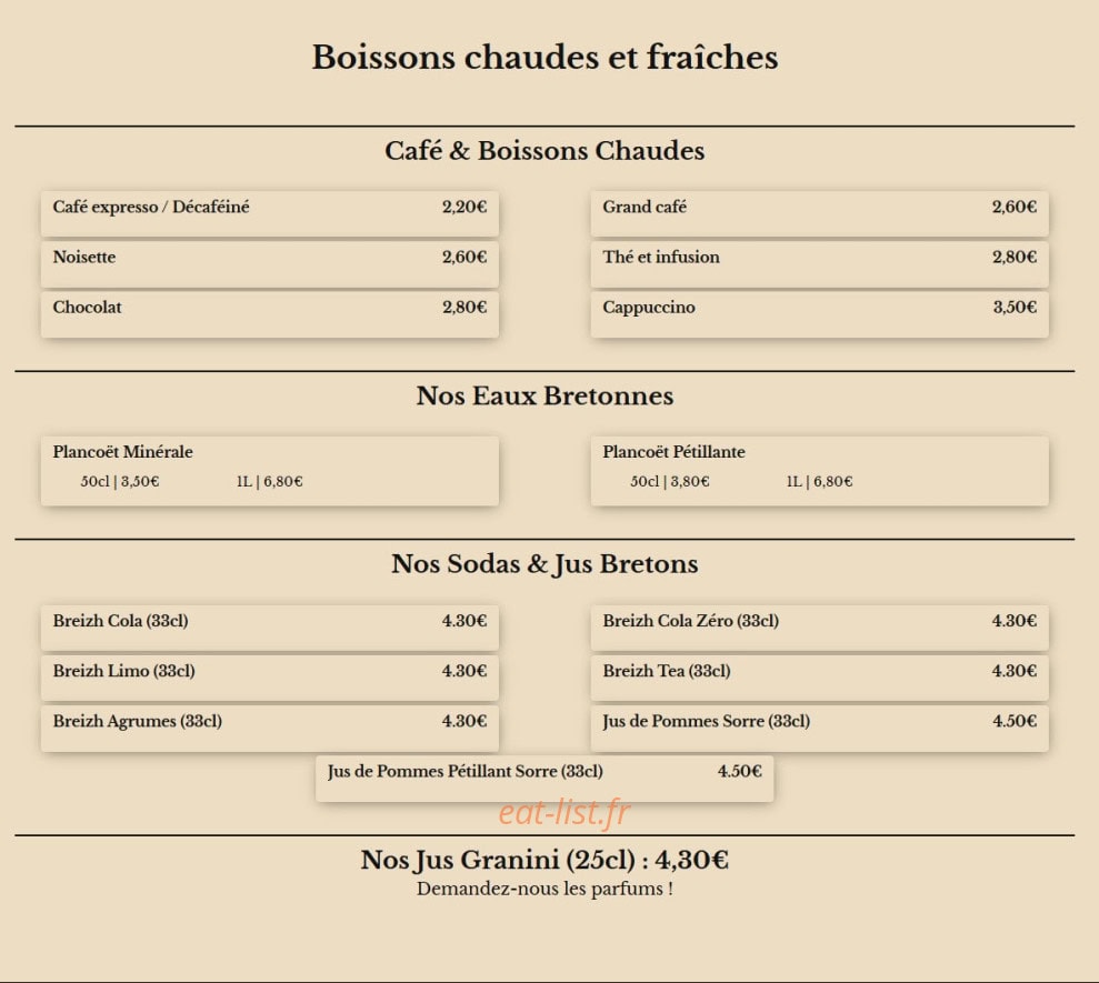 Le Cap Ouest — carte page 6