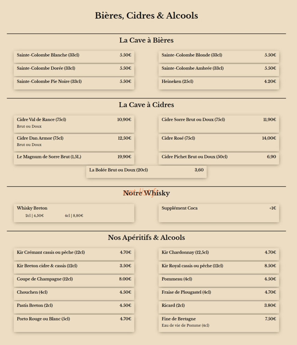 Le Cap Ouest — carte page 5