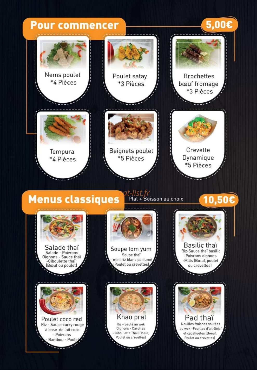 Wok N Co — carte page 1
