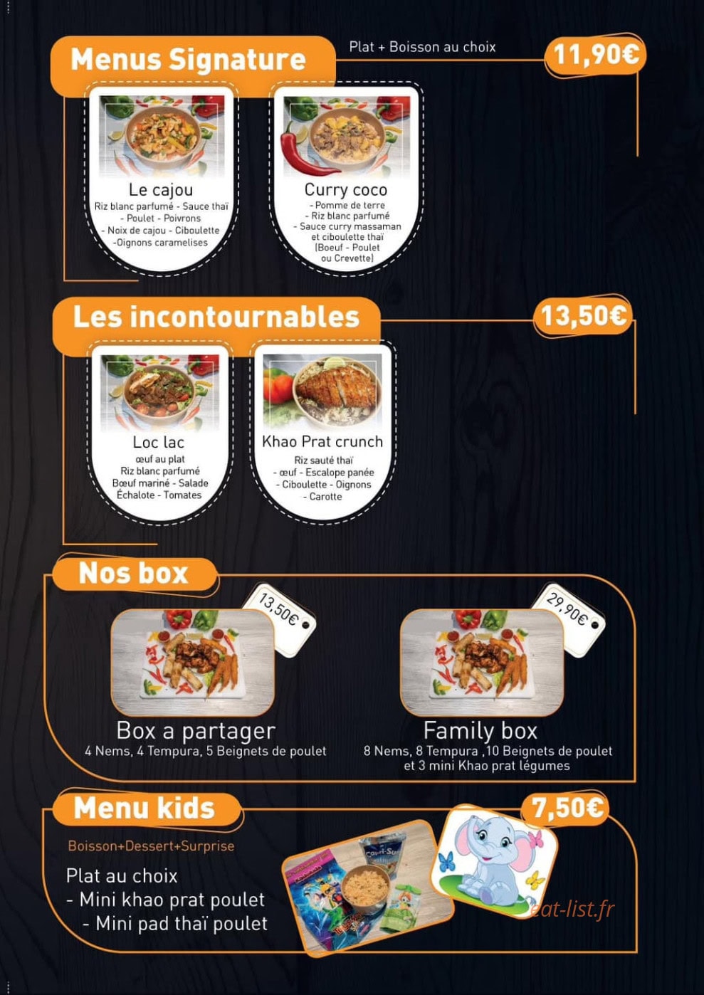 Wok N Co — carte page 2