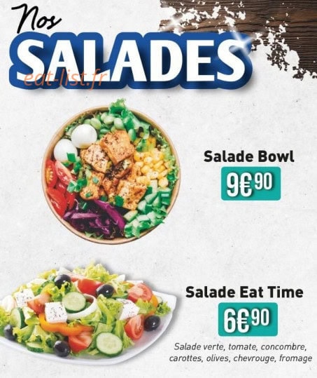 Eat time — carte page 5