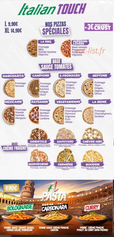 Five Korner — carte page 2