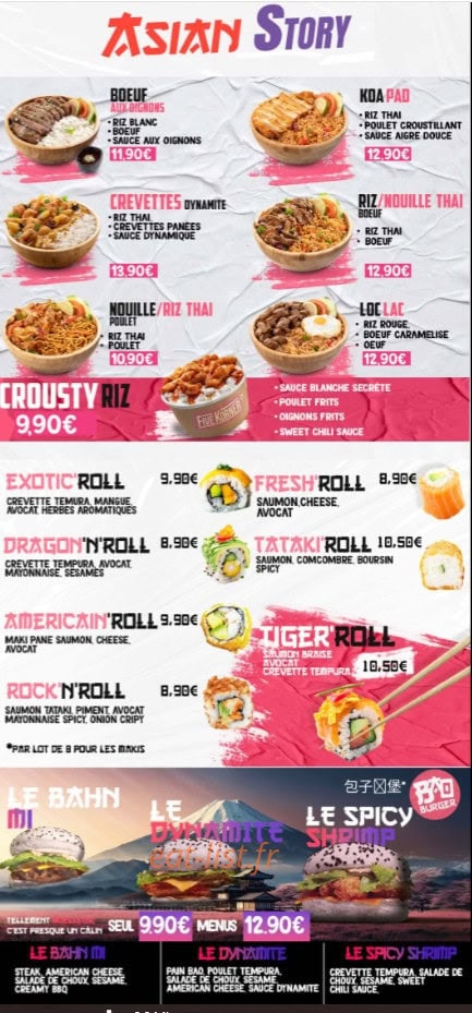 Five Korner — carte page 4
