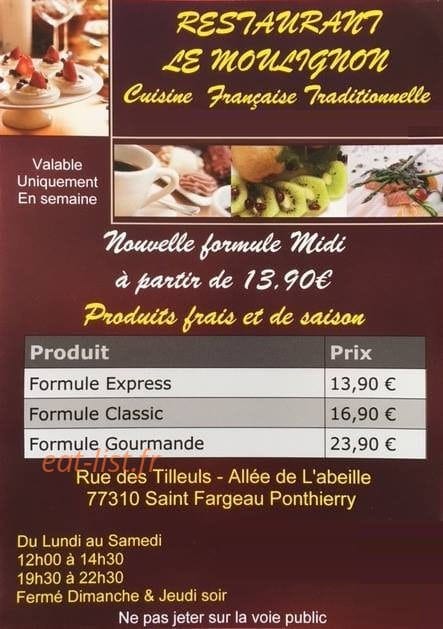 Le Moulignon — carte page 1