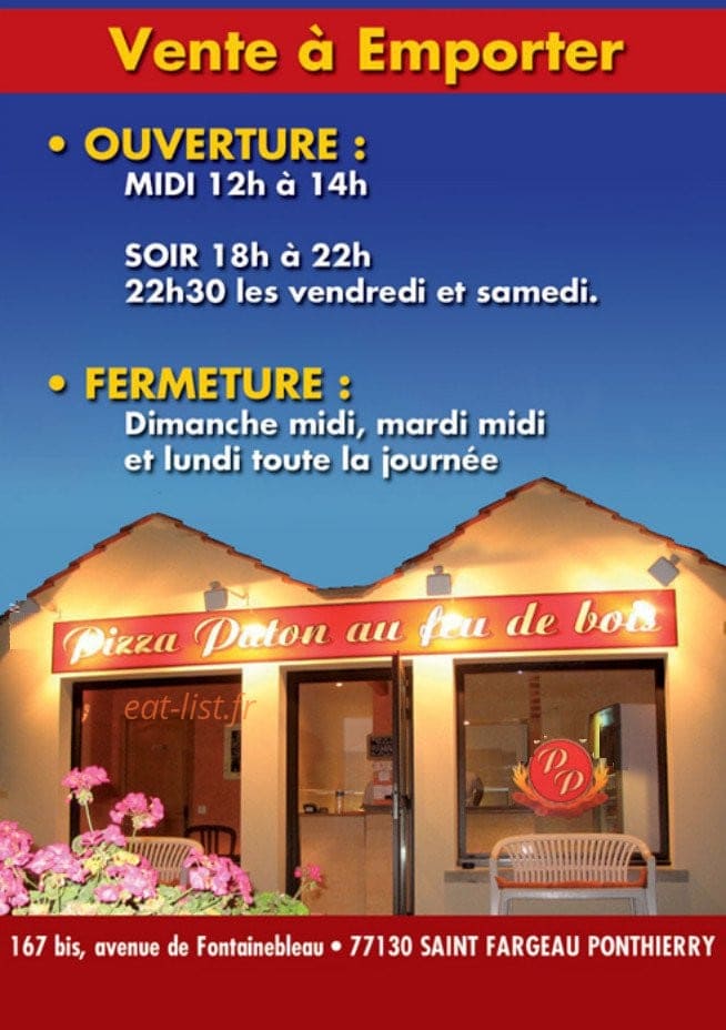 Pizza Paton — carte page 5
