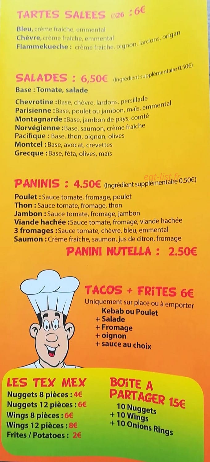 Liv Pizza — carte page 2