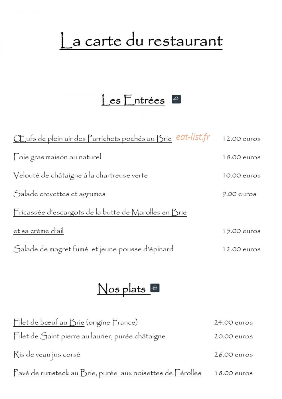 Hôtel du Sauvage — carte page 3