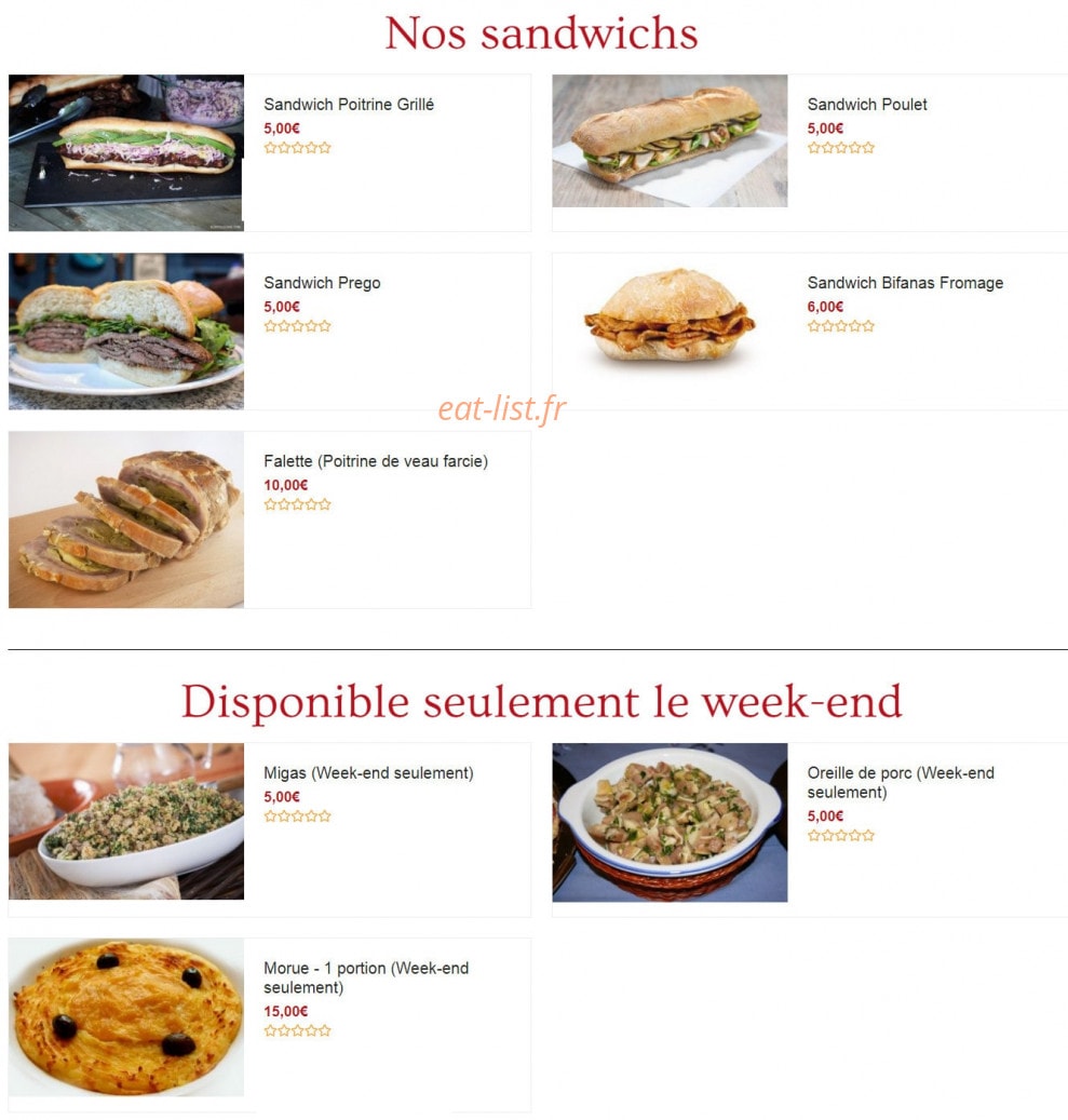 Au Lusiadas — carte page 4