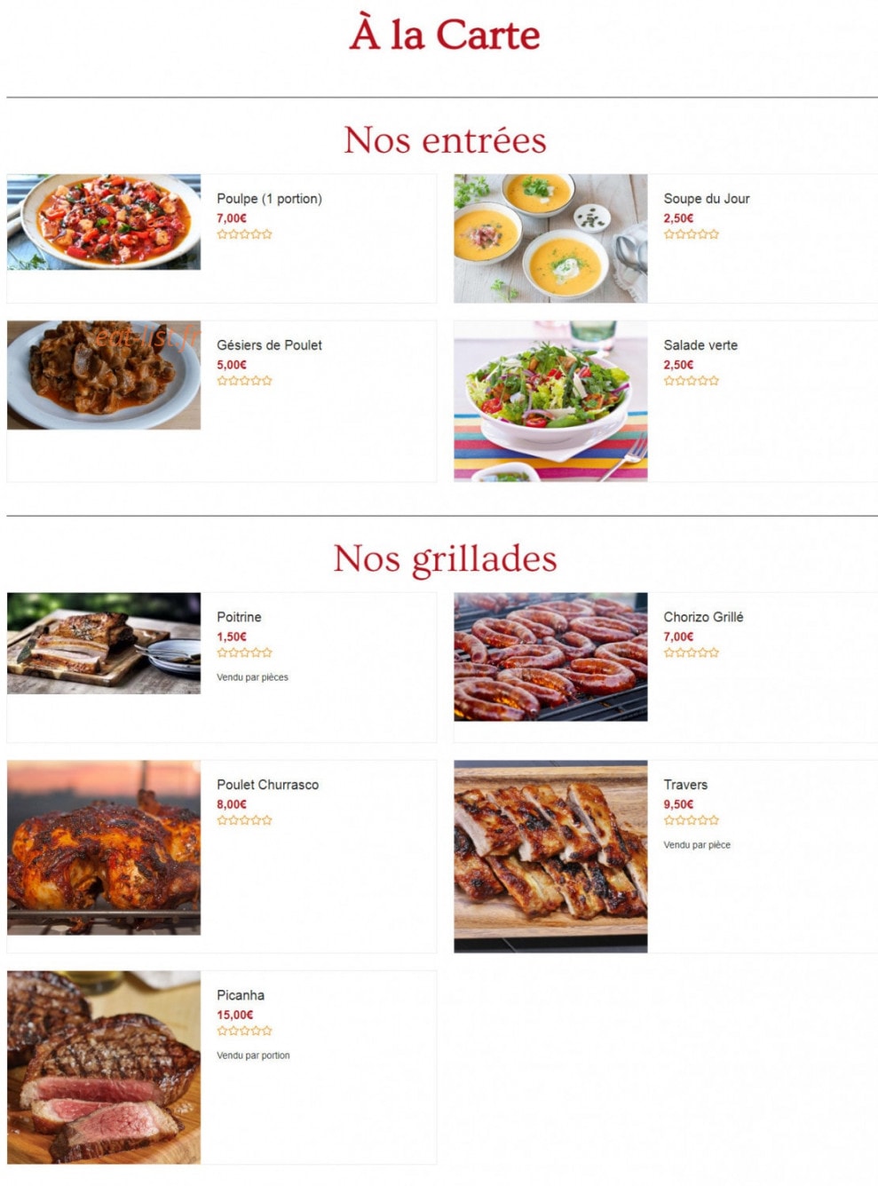 Au Lusiadas — carte page 1