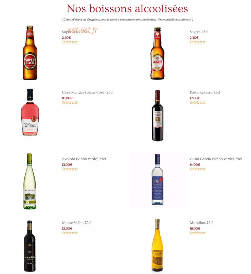 Au Lusiadas — carte page 7