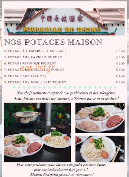 La Muraille de Chine — carte page 1