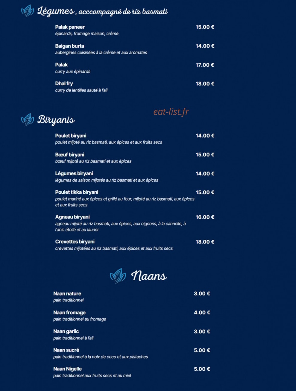Nigelle — carte page 3