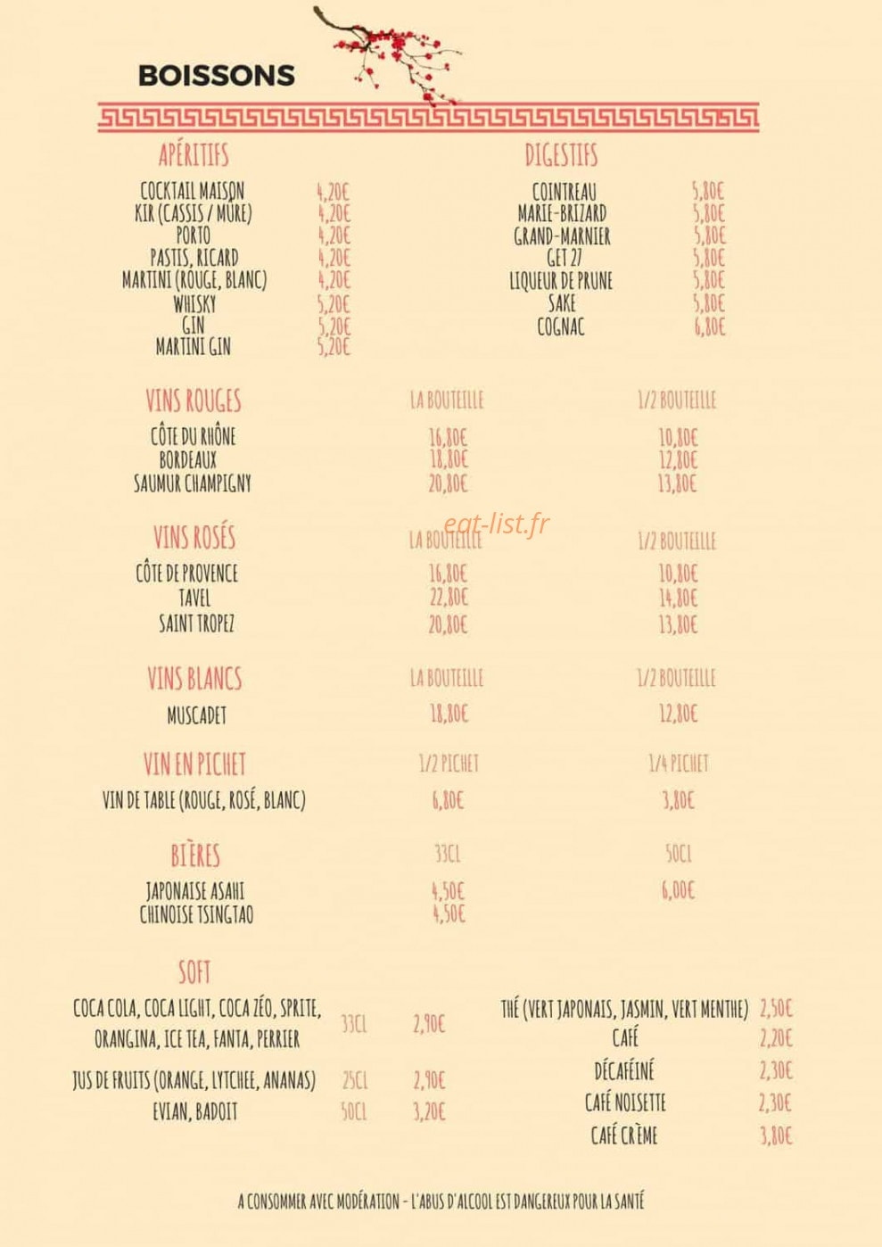 Oki Sushi — carte page 6