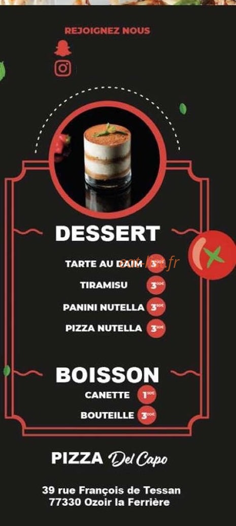Pizza del capo — carte page 4