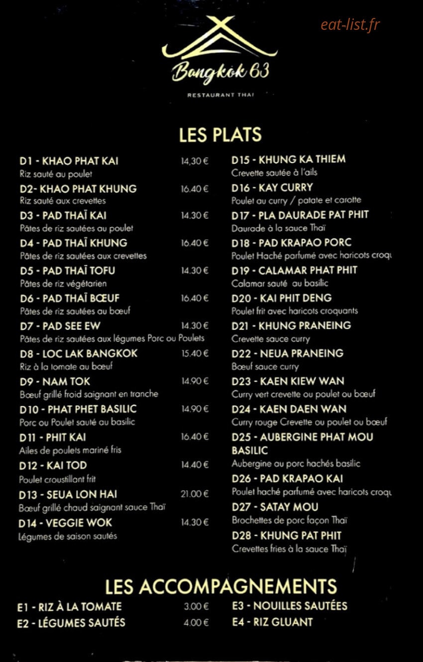 Bangkok 63 — carte page 1