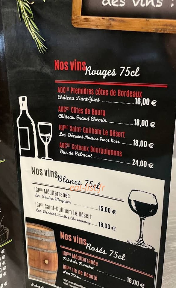 Café de la Gare — carte page 6