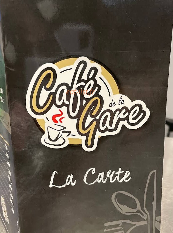 Café de la Gare — carte page 1
