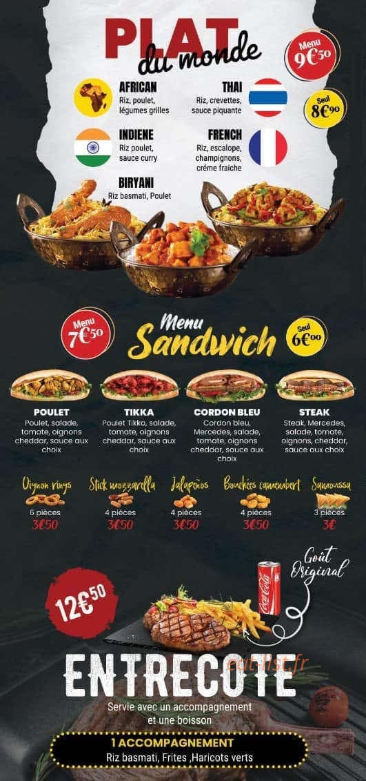 Chick end Cafe — carte page 5