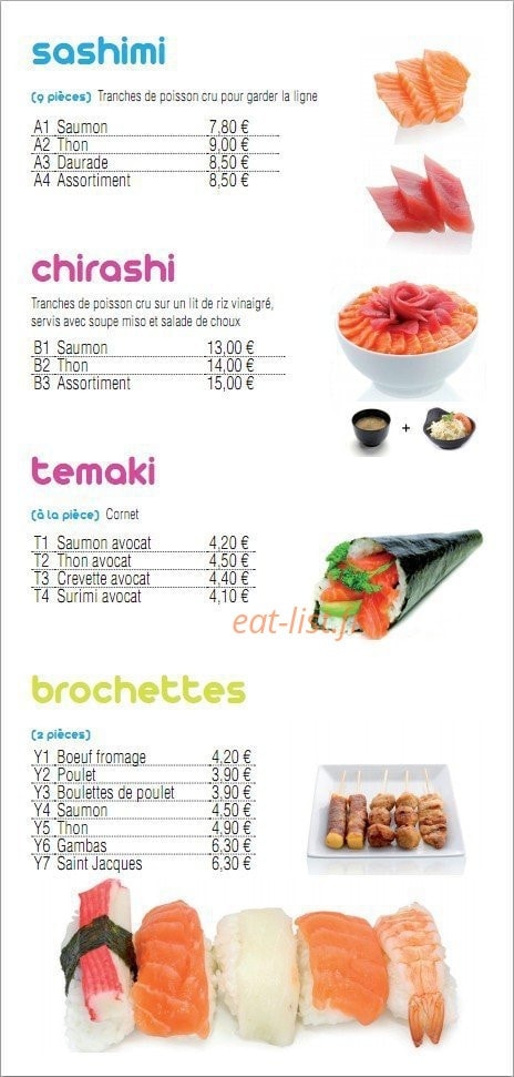 Chrono Sushi — carte page 7