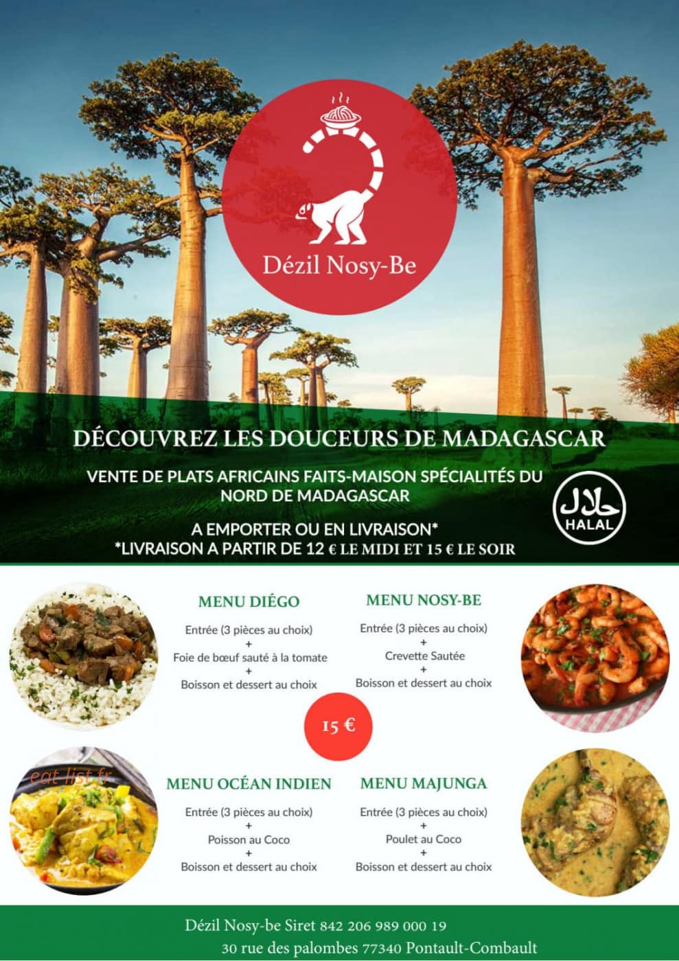 Dézil Nosy-be — carte page 1
