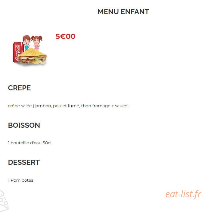 Fête à Crêpe — carte page 11