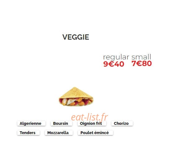 Fête à Crêpe — carte page 4