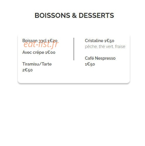 Fête à Crêpe — carte page 12
