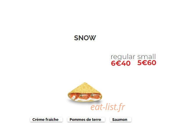 Fête à Crêpe — carte page 2